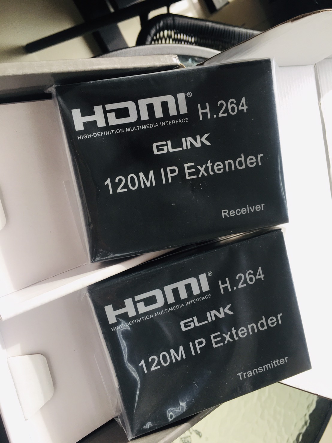 HDMI Extender Cat5e/6e 120M Glink (PC045) รับประกันสินค้า 1 ปี