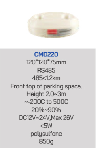 CMD220 Ultrasonic Sensor - Oval