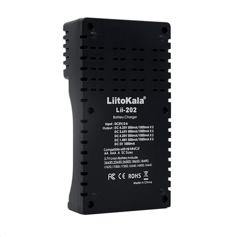 เครื่องชาร์จถ่าน Liitokala Lii-202