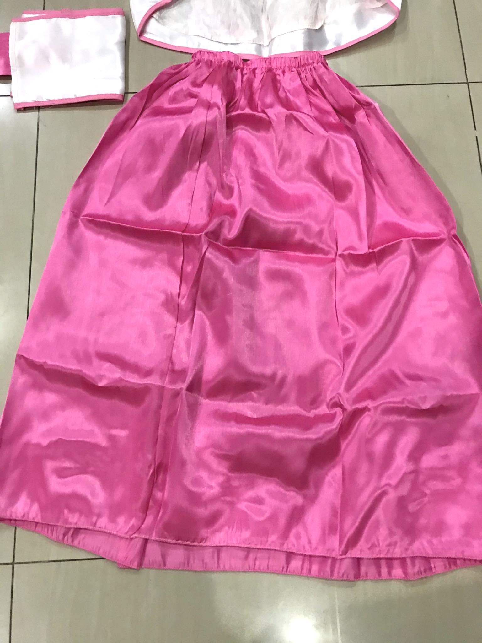 ชุดจีนฮั่น สีชมพู รหัส FH 30 สินค้าพร้อมส่ง