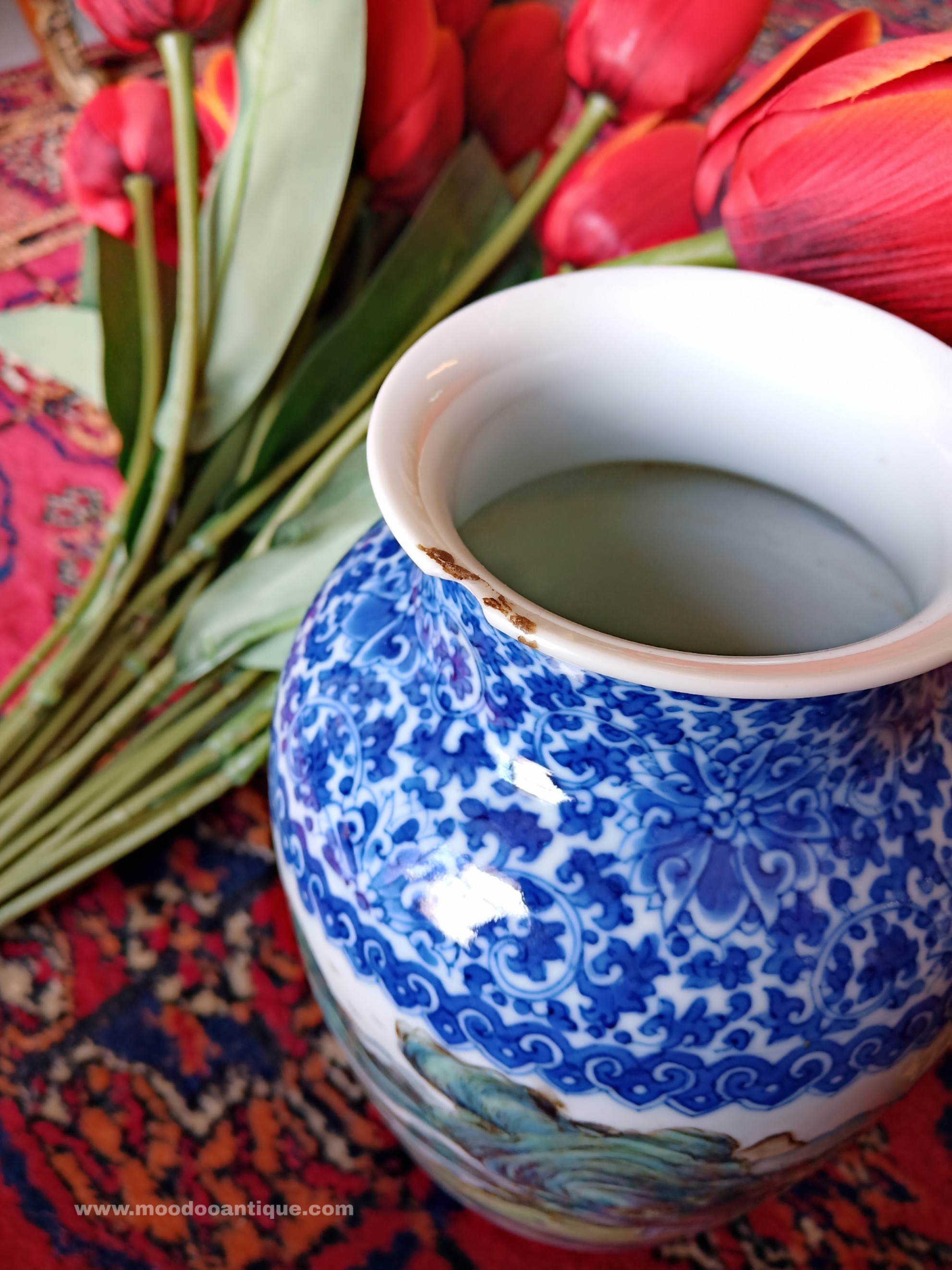 ขายแล้ว Chinese Eggshell Porcelain Vase