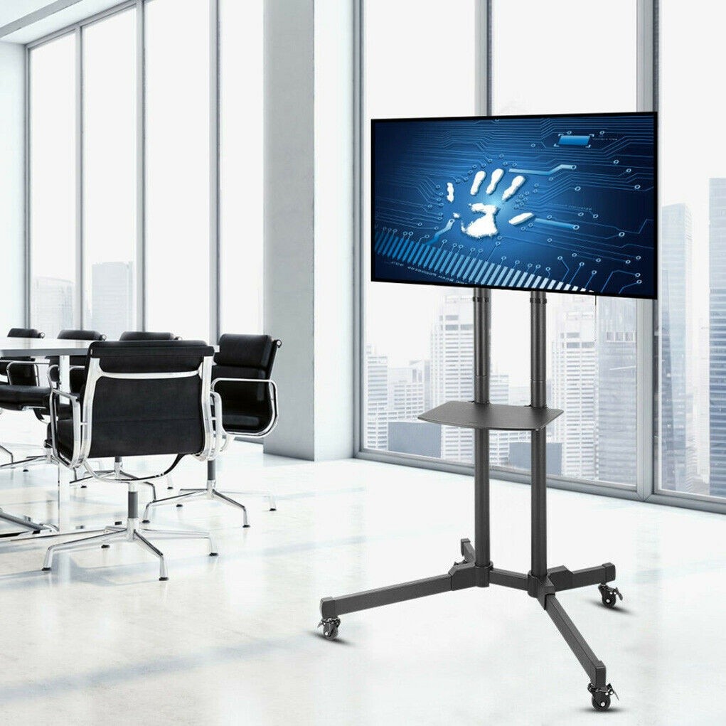TV Stand ขาตั้งทีวี รุ่น U-890A รองรับจอขนาด32-70 นิ้ว ขาแขวนทีวี ตั้งพื้น มีล้อ เคลื่อนที่ได้ พร้อมชั้นวาง ขาตั้งทีวีแบบปรับ ประกอบใช้งานได้เองง่ายๆ!!!