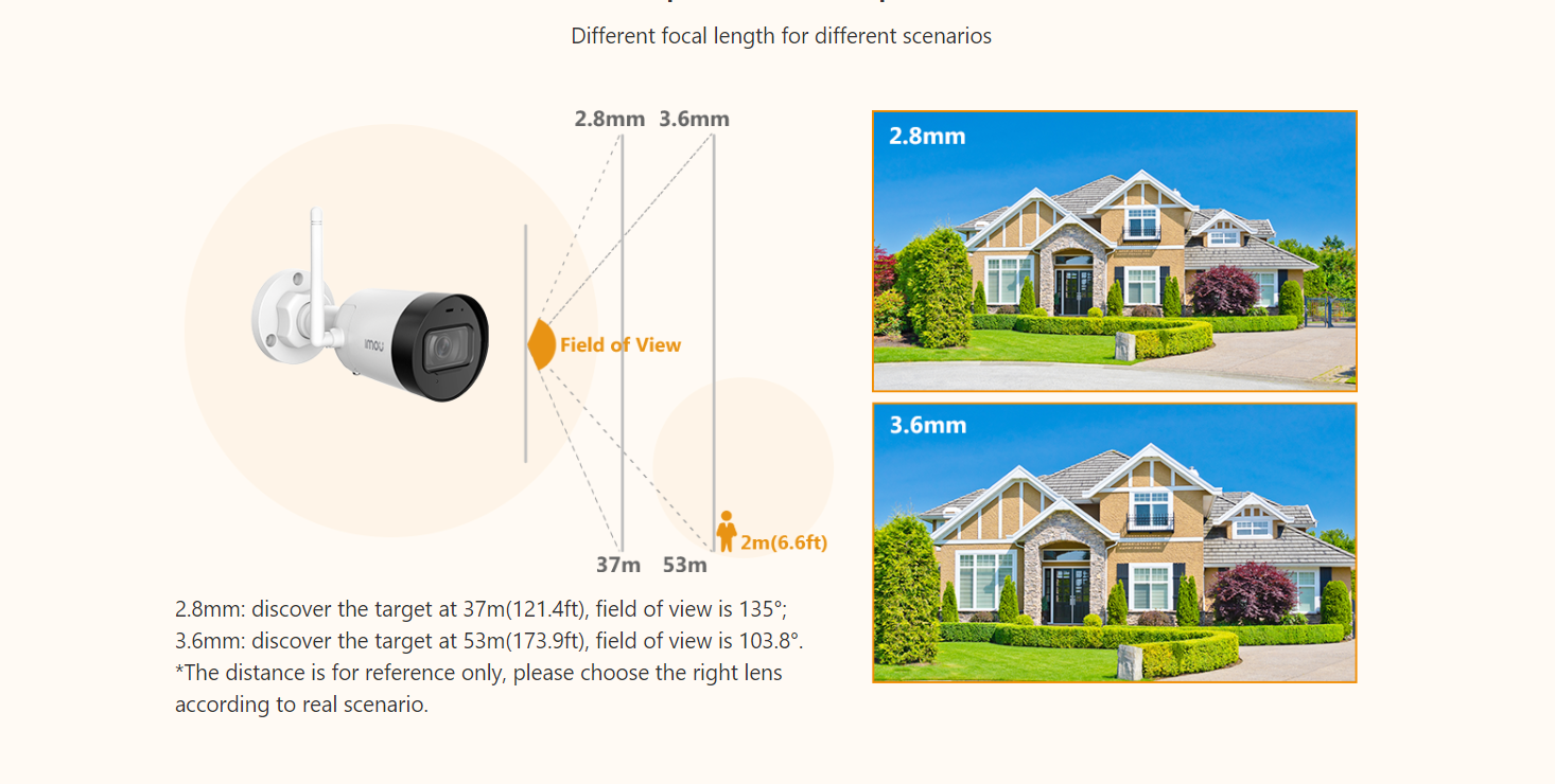 IMOU IP Camera Network 2MP Bullet Lite IPC-G22P ใช้ได้ทั้งภายใน และภายนอก