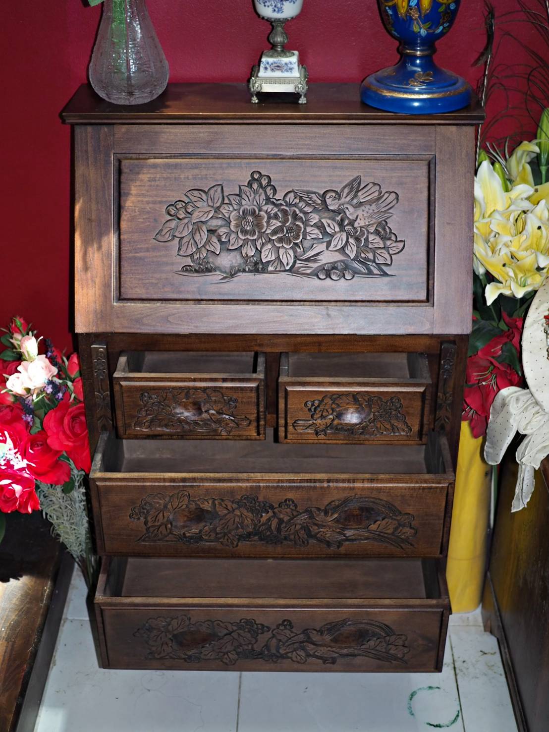 โต๊ะไม้นีโอคลาสสิกงานฝรั่งเศส