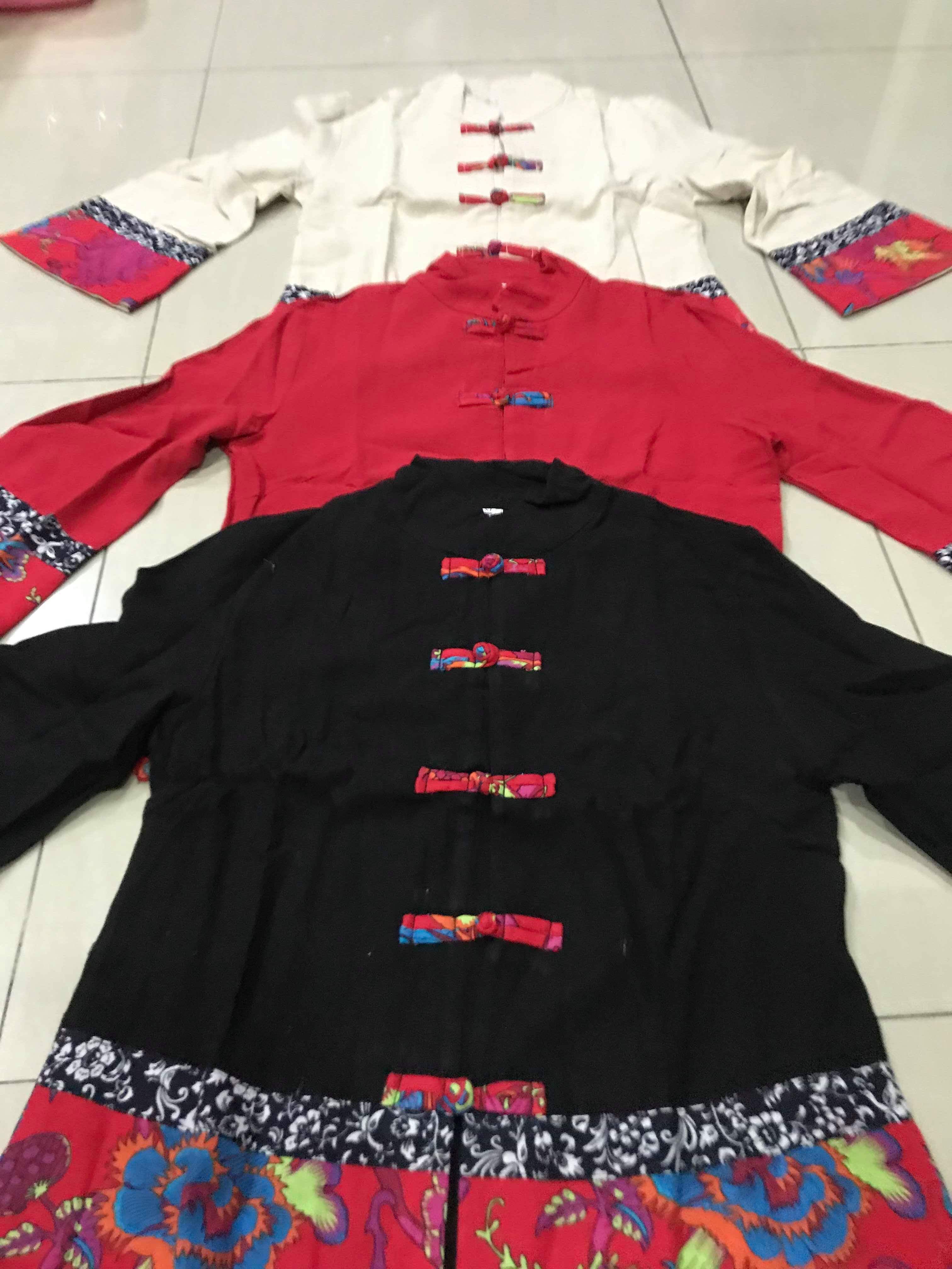 เสื้อผ้าฝ้ายสีดำ รหัส BA62