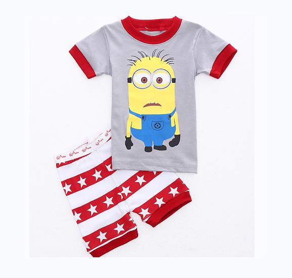 ชุดนอนเด็กเล็ก แขนสั้น ขาสั้น Size 2T,6T