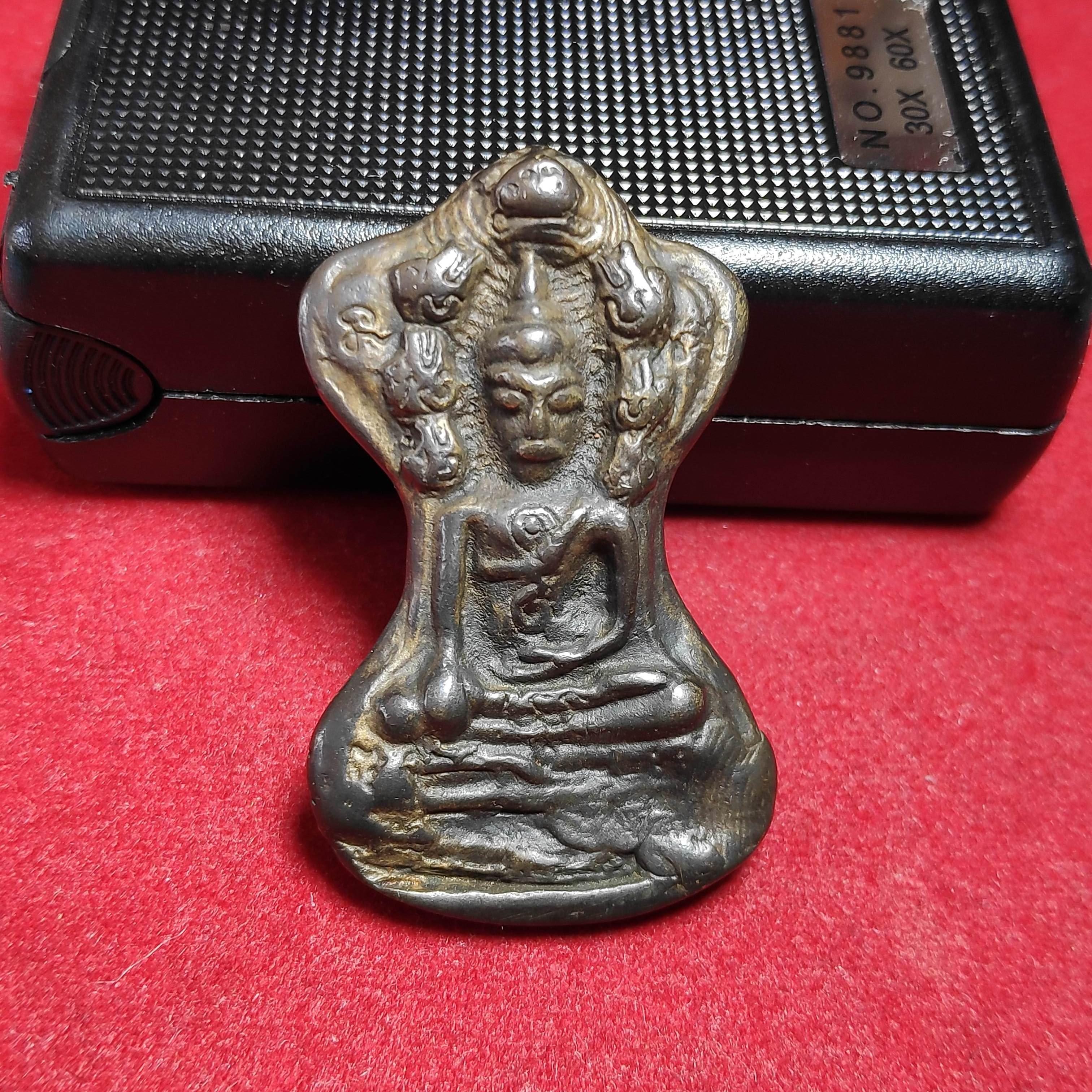 พระมเหศวรพิมพ์นาคปรกหลวงพ่อสุนทรฐานวโรวัดสุทธาวาสปี2553