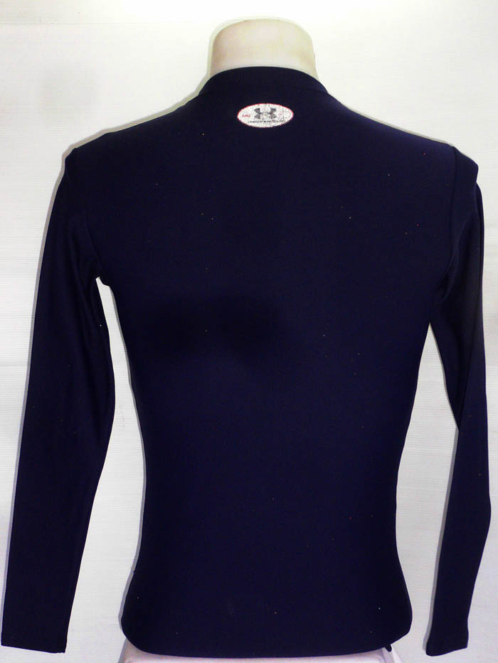 เสื้อรัดกล้ามเนื้อ UNDER ARMOUR แขนยาวสีกรม ไซส์ M