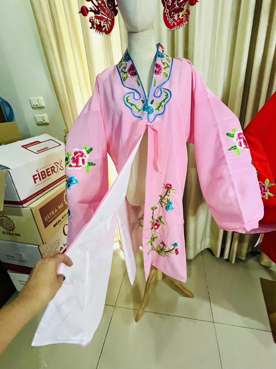 #ชุดฮั่นฝู สีชมพู