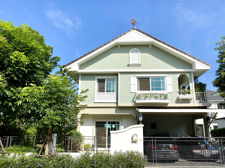ขายและให้เช่าบ้านเดี่ยว 2 ชั้น ม.เพอร์เฟค เพลส รามคำแหง-สุวรรณภูมิ 3 หลังมุมตกแต่งสวยพร้อมอยู่
