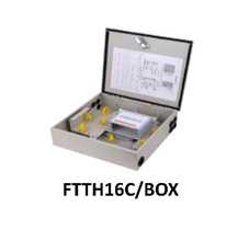 FTTH16C/BOX/ dBy SINCE 1999/ อุปกรณ์ไฟเบอร์ออฟติก (Fiber Optic Accessories) สำหรับระบบกล้องวงจรปิด ระบบทีวีในตึก และระบบเคเบิลทีวี
