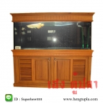 ตู้ปลา ไม้ประดู่ 72" x 30" x 30" กระจกหนา 12 มิล(4หุน) กรองล่าง