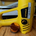 สาธิตเป่าหด ฟิล์มหด 3x4 นิ้ว หุ้มกระปุก ทรงเตี้ย