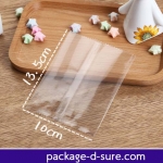 ถุงซีลกลาง ขอบหยัก 10x13.5 เนื้อใส แพ็ค 100 ใบ