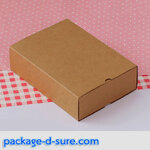 โปรโมชั่น//กล่องคราฟสี่เหลี่ยมผืนผ้า ไซส์เล็ก แยก 2 ชิ้น 13.5x19x5 cm