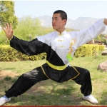 ชุดกังฟู สีขาว ดำ รหัส Kung 59 สินค้าพร้อมส่ง