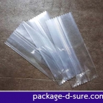 ถุงซีลกลาง ขอบหยัก 4x9.5 เนื้อใส แพ็ค 100 ใบ