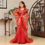 ชุดองค์หญิงราชวงค์ถังสีแดงรหัส HN 298 สินค้าพร้อมส่ง