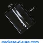 ถุงซีลกลาง ขอบหยัก 7x10 เนื้อใส แพ็ค 100 ใบ