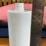 ขวดพลาสติก pet 300 ml ไหล่ตัด อ้วนเตี้ย ขาวแป้ง