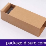 กล่องมาการองสั้น 2 ชิ้น 6.5x14.5x5.4 กระดาษคราฟ