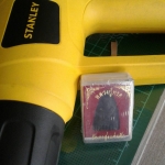 สาธิตเป่าหด ฟิล์มหดรีดโค้ง pvc หุ้ม ตลับพระ