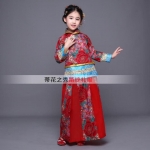 ชุดจีนเด็กสีแดง . รหัส TA 100