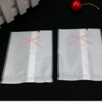 โปรโมชั่น//ถุงซีลกลางขอบเรียบ ใหญ่พิเศษ 10x13.5 เนื้อขุ่น สีชมพู for you แพ็ค 100 ใบ