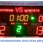 สกอร์บอร์ดเอนกประสงค์ Multi Sport 710 ขนาด 170x90 ซม ป้อนชื่อทีมไทย