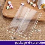 โปรโมชั่น//ถุงซีลกลาง ขอบหยัก 7x9 เนื้อใส แพ็ค 100 ใบ