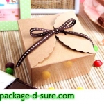 โปรโมชั่น//กล่องสี่เหลี่ยมจัตุรัส เปิดสี่ด้าน 9x9x6 กระดาษคราฟ **แพ็ค 50 ใบ**