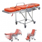 เตียงฉุกเฉินประจำรถพยาบาล (Stretcher) แบบปรับนั่ง-นอน รหัส MEN01