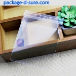 ล้างสต็อก//ถุงคุกกี้ แถบกาว 7x7 หน้าหลังใส แพ็ค 100 ใบ