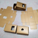 Box Paper Type D กล่องกระดาษสีทอง ผิวด้าน คลาสสิค กล่องใช้เอนกประสงค์