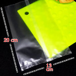 โปรโมชั่น//ถุงซีลกลาง ขอบเรียบ 13x20 เนื้อกึ่งขุ่น แพ็ค 100 ใบ
