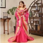 ชุดองค์หญิงราชวงค์ถังสีชมพู รหัส HN 278 สินค้าพร้อมส่ง