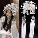 หัวมงกุฏใหญ่แบบเต็ม สีขาว