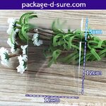 ถุงคุกกี้แถบกาว 12x12 เนื้อใส ไม่มีลาย แพ็ค 100 ใบ