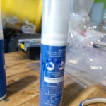 สาธิตเป่าหด ฟิล์มหด pvc เพื่อหุ้มขวดทรงยาว