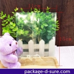 ถุงซีลกลาง ขอบหยัก 11x15 เนื้อใส แพ็ค 100 ใบ