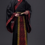 ชุดราชวงศ์ฉิน สีดำ รหัส UV 49 สินค้าพร้อมส่ง