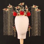 เครื่องประดับผม Phoenix D131 สีแดง