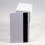 จำหน่าย บัตรแถบแม่เหล็กเปล่าสีขาว Hi-Co และ Lo-Co