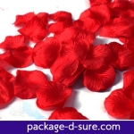 โปรโมชั่น//กลีบกุหลาบ รหัสสี 01 แดงสด แพคละ 95-100 กลีบ