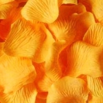 โปรโมชั่น//กลีบกุหลาบ รหัสสี 43 ส้ม แพคละ 95-100 กลีบ