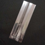 ถุงซีลกลางใสขยายข้าง ขอบหยัก 4x13+2.5 แพ็ค 100 ใบ