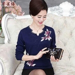 เสื้อสไตล์จีน ไหมพรม รหัส AC 148