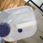 สาธิตเป่าหด ฟิล์มหด หุ้ม แกลลอน ถังแกลลอน