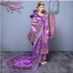 ชุดราชินีถัง สีม่วง รหัส RPN 274 สินค้าพร้อมส่ง