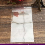 ถุงคุกกี้ แถบกาว 7x10 แบบยาว หน้าหลังใส แพ็ค 100 ใบ